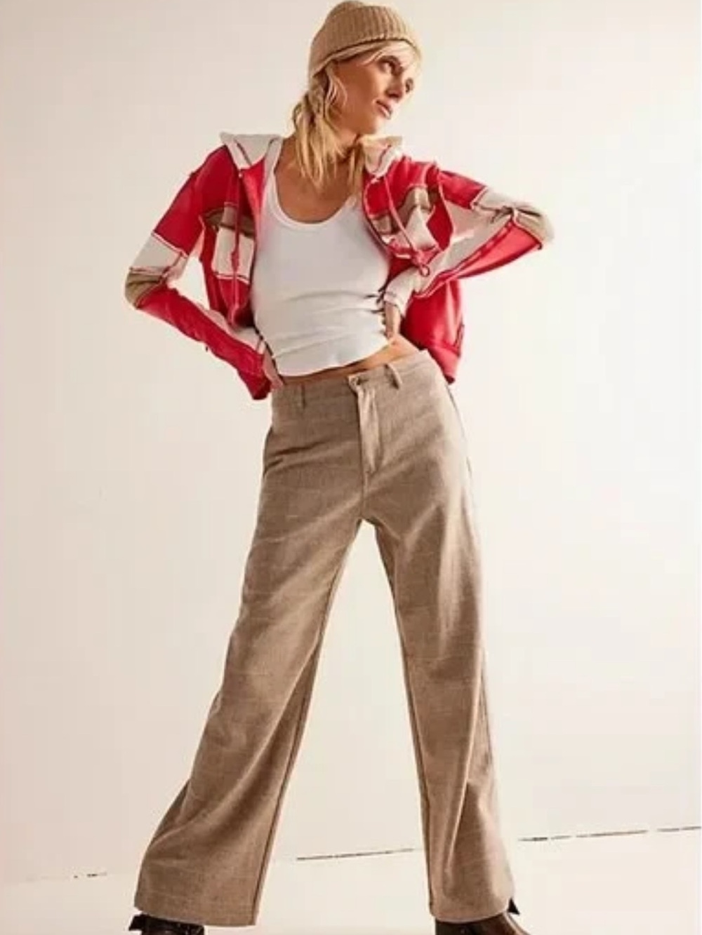 Free People We The Free Cori Moto Colorblock Zip Hoodie Jacket Small Festival - Picture 3 of 13